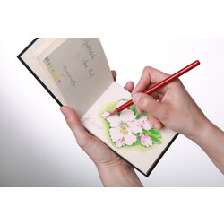 HAHNEMÜHLE Livre Croquis "D&S" noir,  140g/m², 14x14cm, 80feuilles