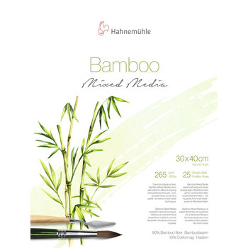 HAHNEMUHLE Bloc Mixed Media "Bamboo" 265g/m², 30x40cm, 25feuilles