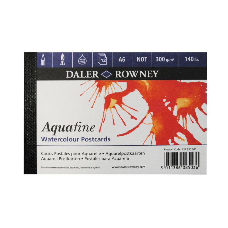 DALER ROWNEY Aquafine Bloc Cart Post Fin 300G 12F