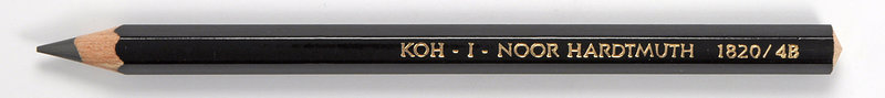 CORECTOR BILMANS Hexagonal Graphite Pencil Ø10 Mm Black Sun - 4B