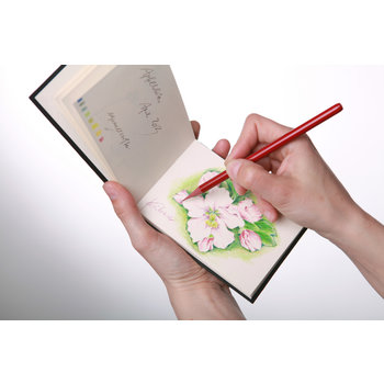 HAHNEMÜHLE Livre Croquis "D&S" noir,  140g/m², 25x25cm, 80feuilles
