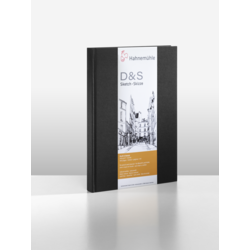 HAHNEMÜHLE Livre Croquis "D&S" noir,  140g/m², DIN A3 portrait, 80feuille