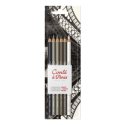 CONTE A PARIS Cap Crayons Dessin Blister X6 Assortis