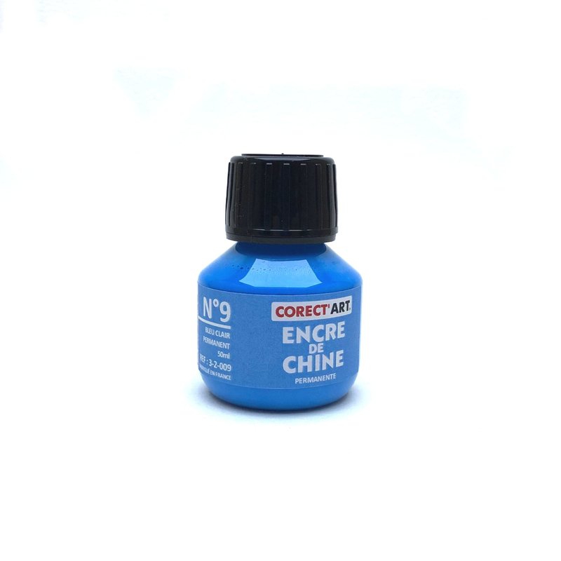 CORECTOR BILMANS Light Blue India Ink - 45ml Bottle