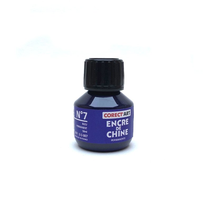 CORECTOR BILMANS Encre De Chine Bleu - Flacon De 45Ml