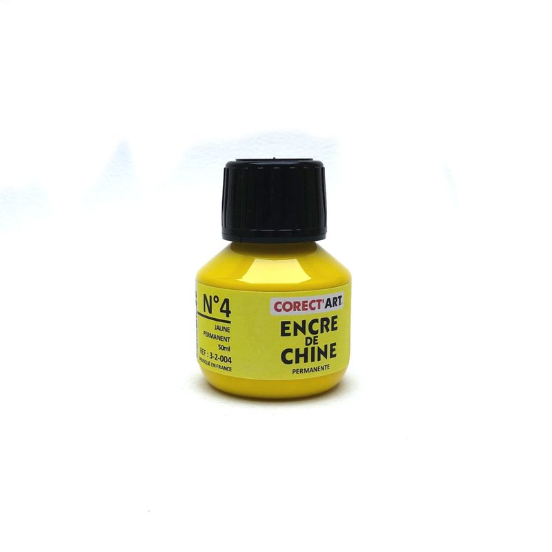 CORECTOR BILMANS Yellow India Ink - 45ml Bottle