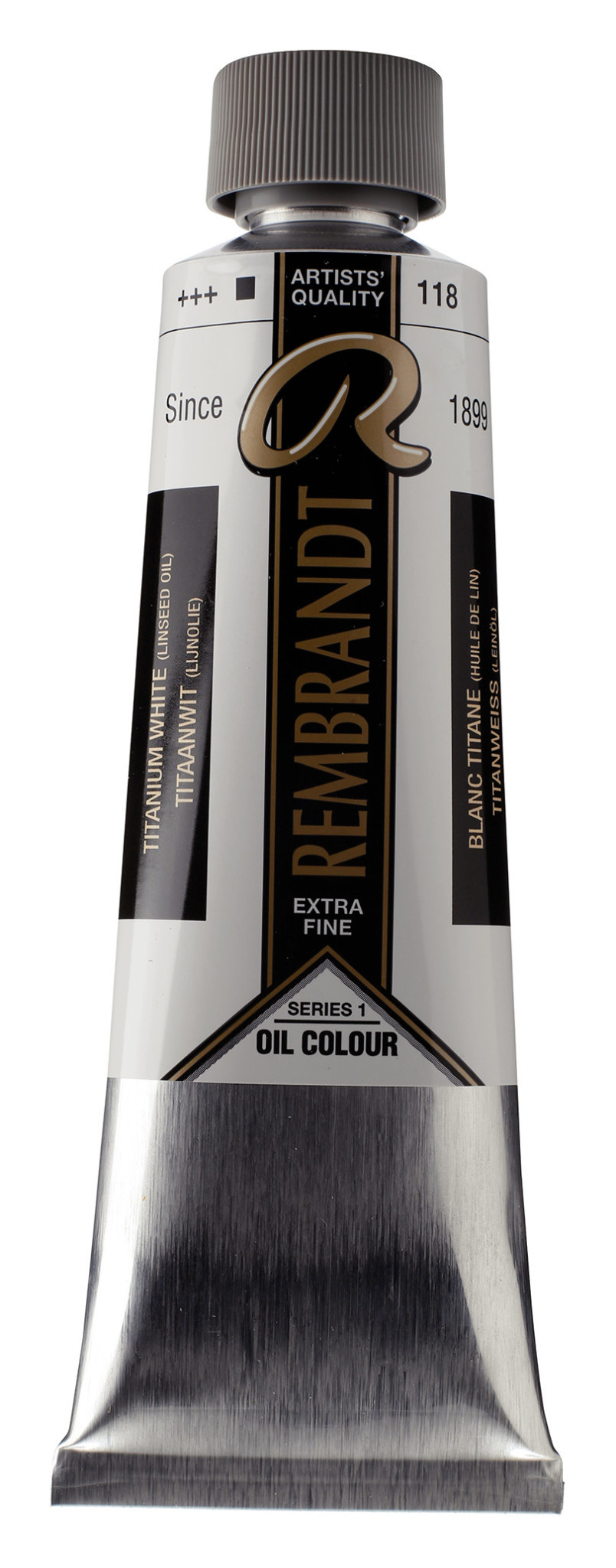 REMBRANDT Couleur à l'Huile Tube 150 ml Blanc de Titane (Huile de Lin) 118