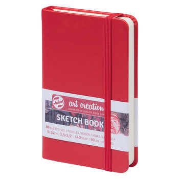 TALENSARTCREATION Cahier de Croquis Rouge 9 x 14 cm 140 g 80 Feuilles