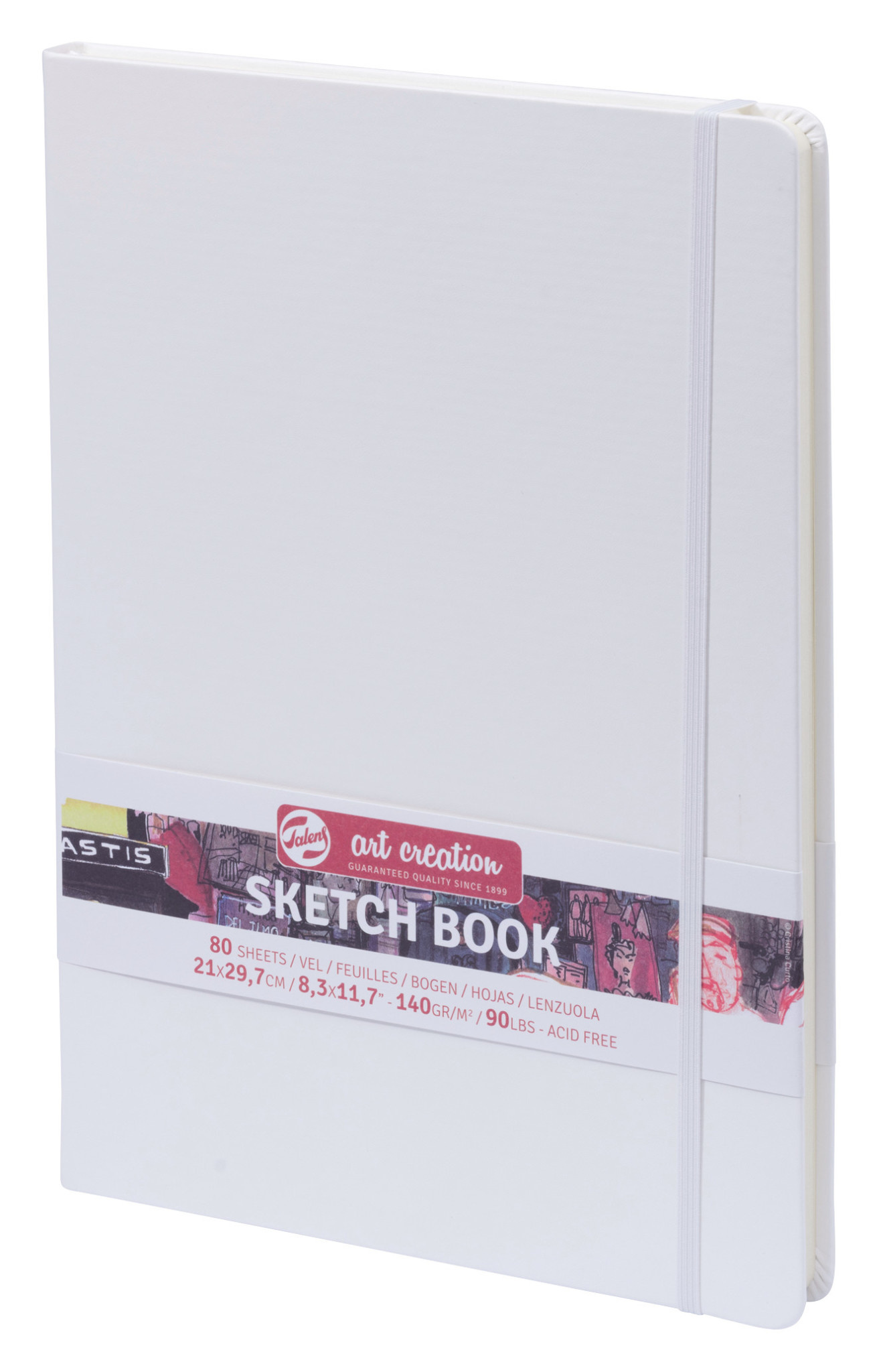 TALENSARTCREATION Cahier de Croquis Blanc 21 x 29.7 cm 140 g 80 Feuilles
