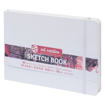 TALENSARTCREATION Cahier de Croquis Blanc 14.8 x 21 cm 140 g 80 Feuilles