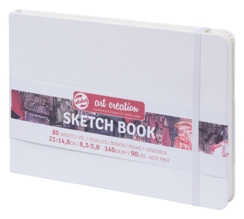 TALENSARTCREATION Sketchbook 15x21cm 140g 80 sheets White