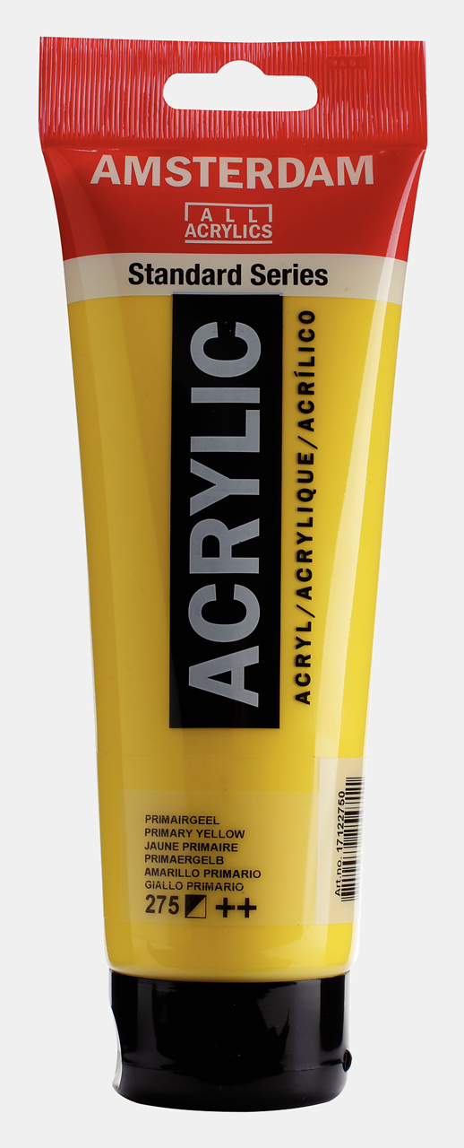 AMSTERDAM Peinture Acrylique Tube 250 ml Jaune Primaire 275