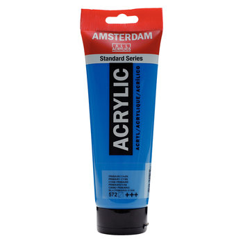 AMSTERDAM Peinture Acrylique Tube 250 ml Cyan Primaire 572