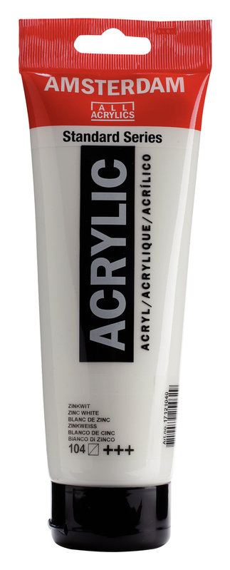 AMSTERDAM Acrylic Paint 250 ml - White Zinc