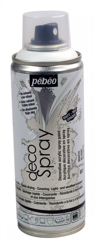 PEBEO Spray paint can DECOSPRAY 200ML White