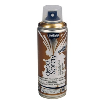 PEBEO Spray paint can DECOSPRAY 200ML Chromed Gold