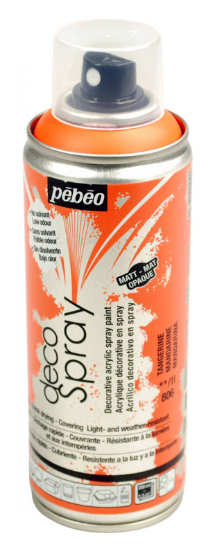 PEBEO Decospray Mat 200 Ml Mandarine