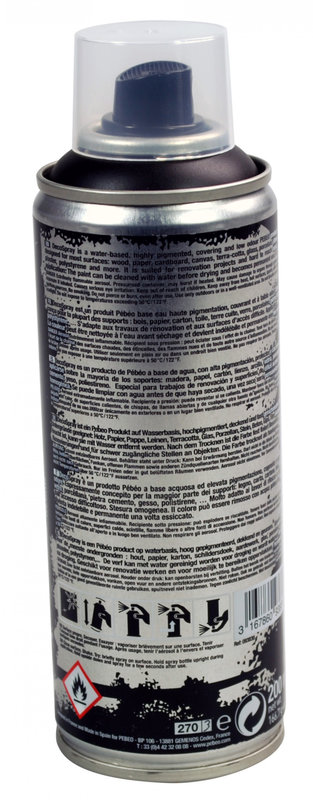 PEBEO Spray paint can DECOSPRAY 200ML Black