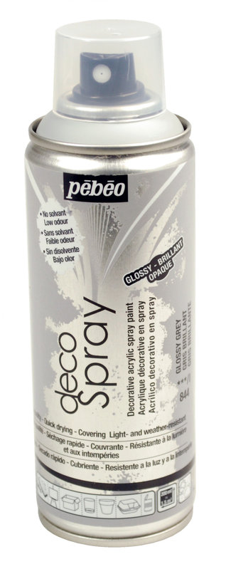 PEBEO Decospray Brillant 200 Ml Brillant Gris