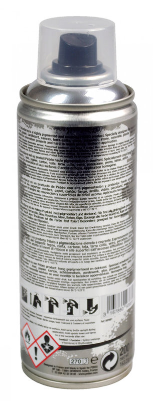 PEBEO Spray paint can DECOSPRAY 200ML Chrome Silver