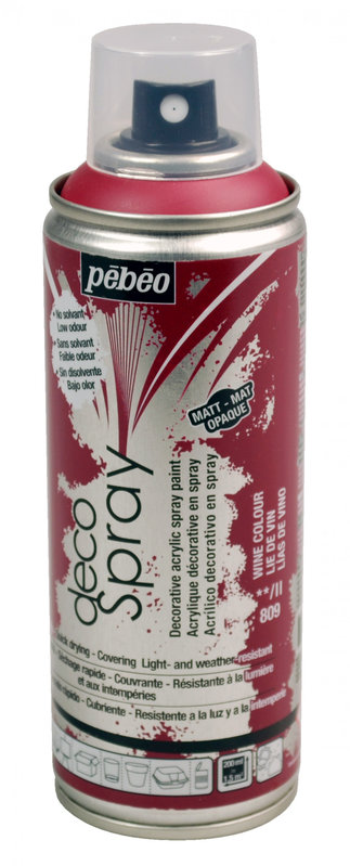 PEBEO Decospray Mat 200 Ml Lie De Vin