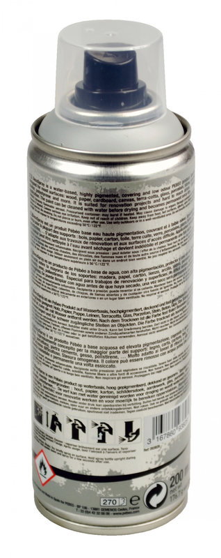 PEBEO Spray paint can DECOSPRAY 200ML Medium grey