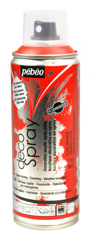 PEBEO Decospray 200 Ml Orange Fluo