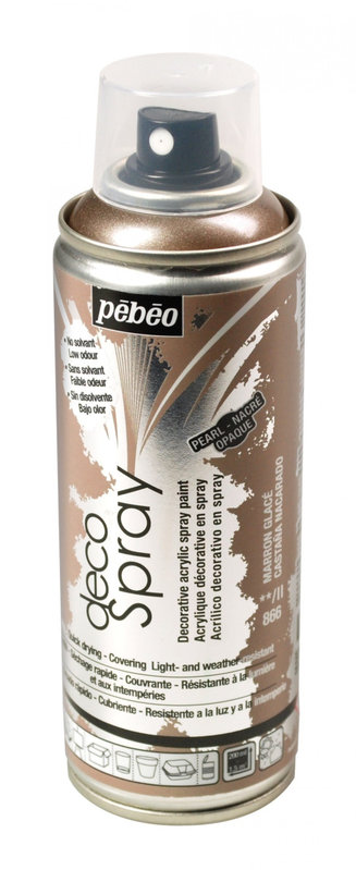 PEBEO Decospray Nacré 200 Ml Marron Glacé