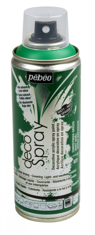 PEBEO Decospray Mat 200 Ml Vert Noël