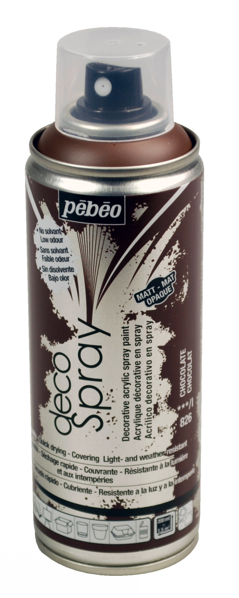 PEBEO Decospray Mat 200 Ml Chocolat