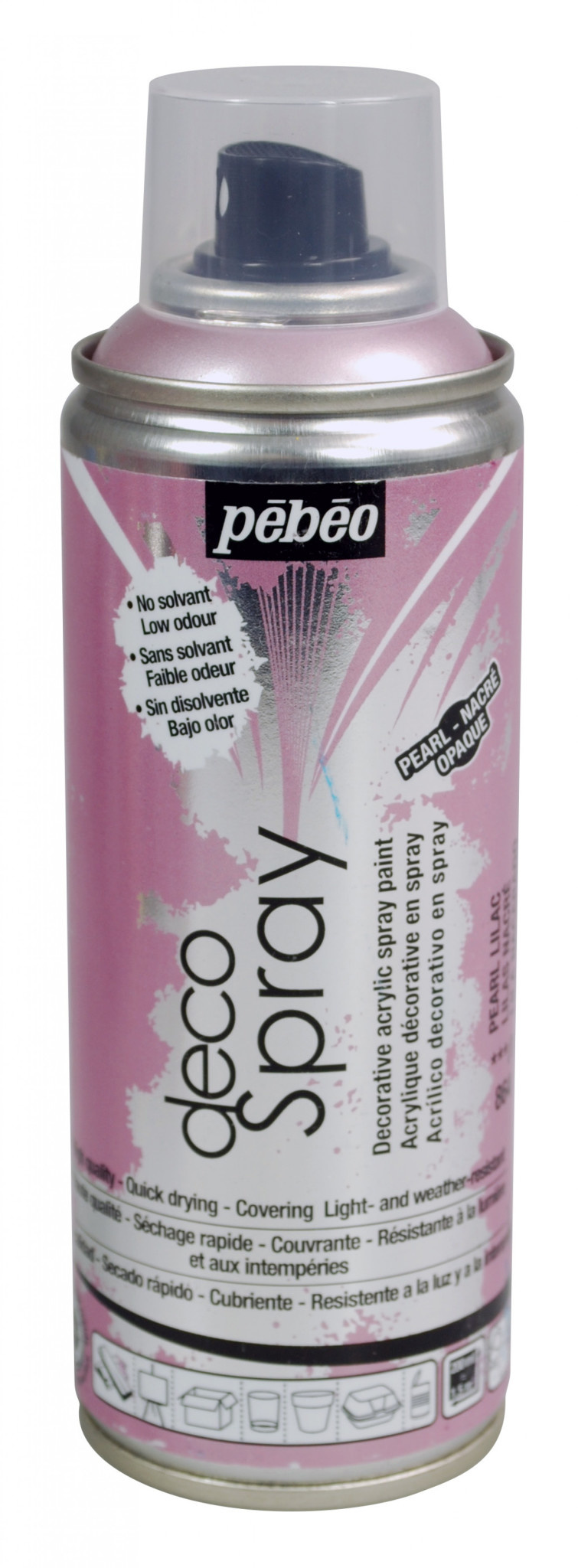 PEBEO Decospray Nacré 200 Ml Lilas Nacré