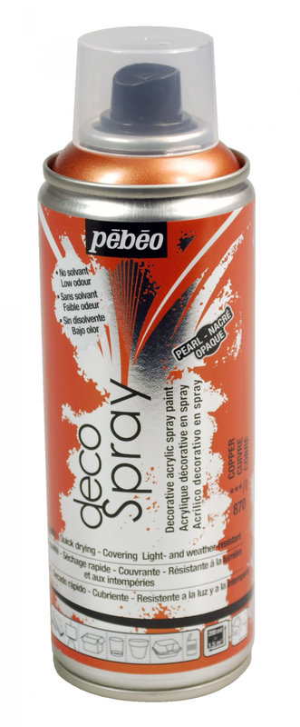 PEBEO Spray paint can DECOSPRAY 200ML Copper