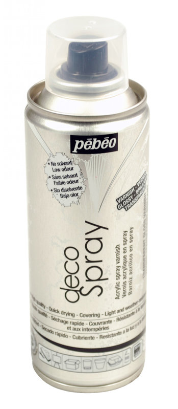 PEBEO Decospray 200 Ml Vernis Transparent Brillant