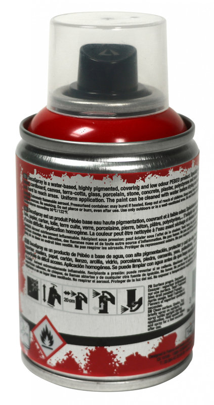 PEBEO Spray paint can DECOSPRAY 100ML Bright red