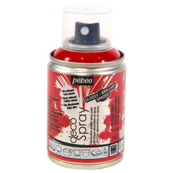 PEBEO Decospray Brillant 100 Ml Brillant Rouge