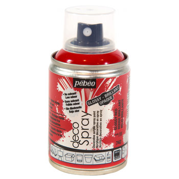 PEBEO Decospray Brillant 100 Ml Brillant Rouge