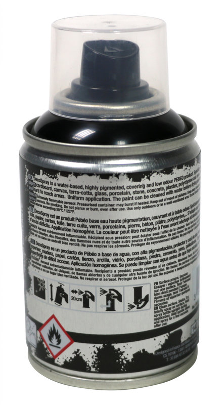 PEBEO Spray paint can DECOSPRAY 100ML Black