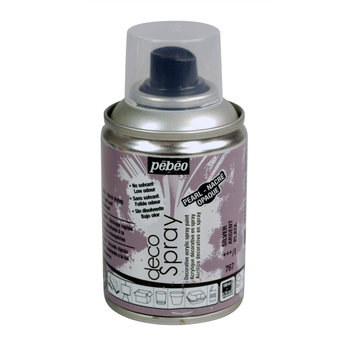 PEBEO Decospray Nacré 100 Ml Argent