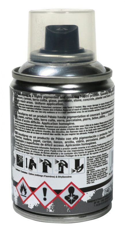 PEBEO Spray paint can DECOSPRAY 100ML Chrome Silver