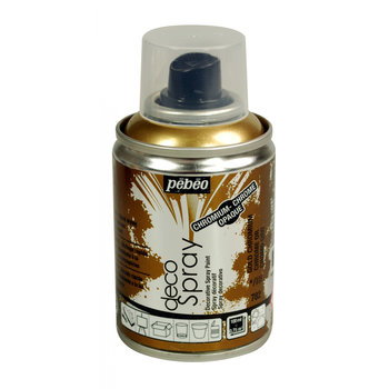 PEBEO Spray paint can DECOSPRAY 100ML Chromed Gold