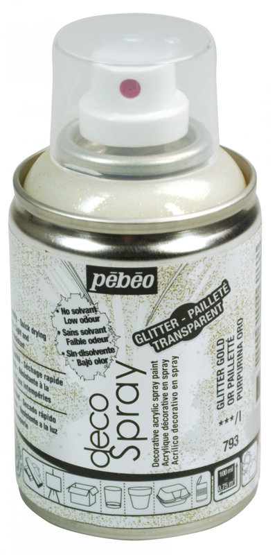 PEBEO Decospray 100 Ml Or Paillette