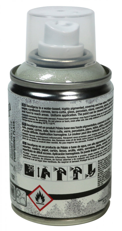 PEBEO Spray paint DECOSPRAY 100ML Silver glitter