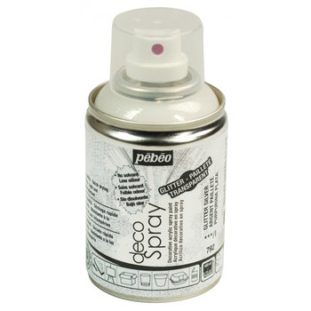 PEBEO Decospray 100 Ml Argent Paillete