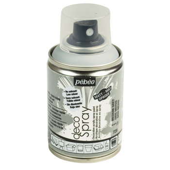 PEBEO Decospray Mat 100 Ml Gris Moyen