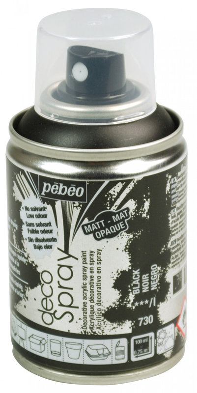 PEBEO Decospray Mat 100 Ml Noir