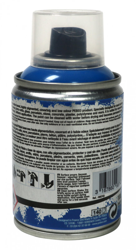 PEBEO Decospray Brillant 100 Ml Brillant Bleu