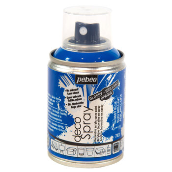 PEBEO Decospray Brillant 100 Ml Brillant Bleu