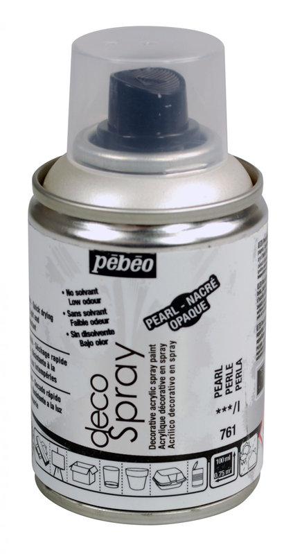 PEBEO Decospray Nacré 100 Ml Perle