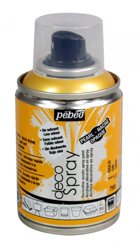 PEBEO Decospray Nacré 100 Ml Or