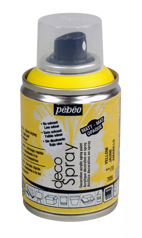 PEBEO Decospray Mat 100 Ml Jaune